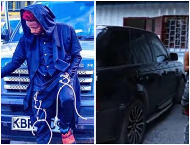 Eric Omondi's Ksh7 million Range Rover To Be Auction Anytime From Now