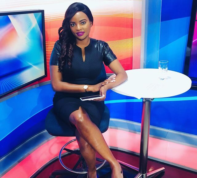 Former TV Girl Muthoni Mukiri Sparks Wild Reactions After She Is Seeing Moaning Continuously While Eating Cabbage