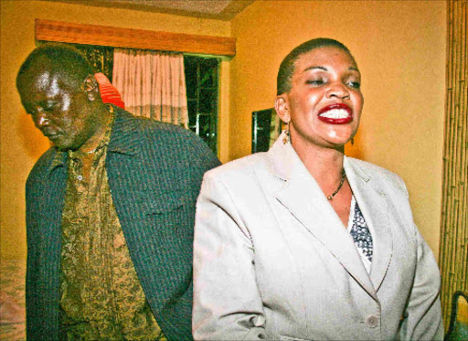 Budalangi MP Raphael Wanjala with Joyce Akinyi when he was still team dark skin