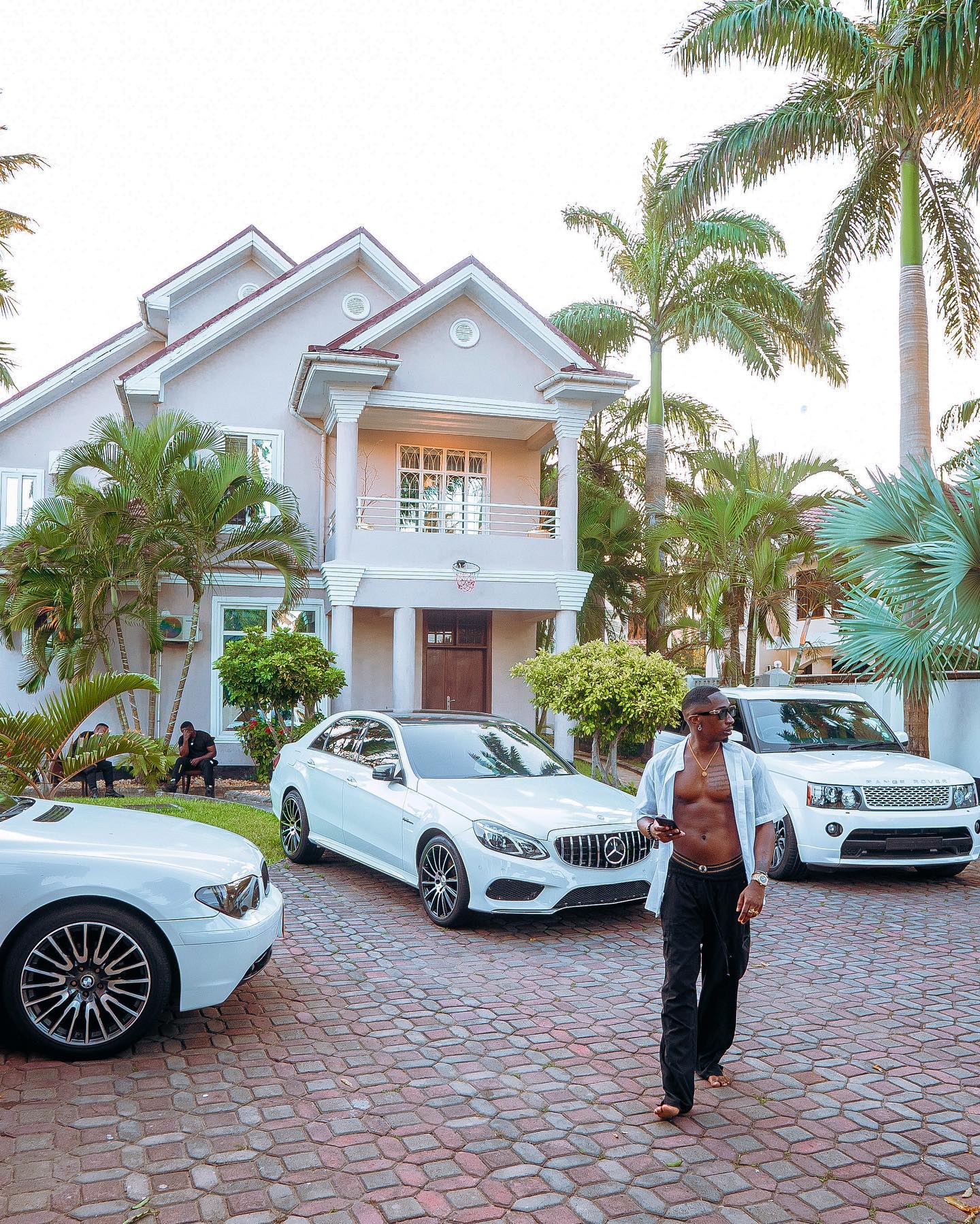 Juma Jux shows off his car collection at his home in Dar es Salaam 