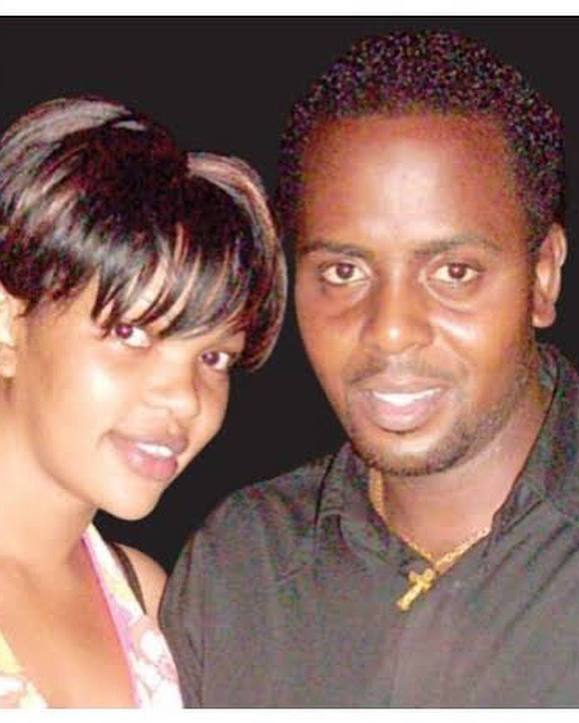 Wema Sepetu with her late boyfriend Steven Kanumba