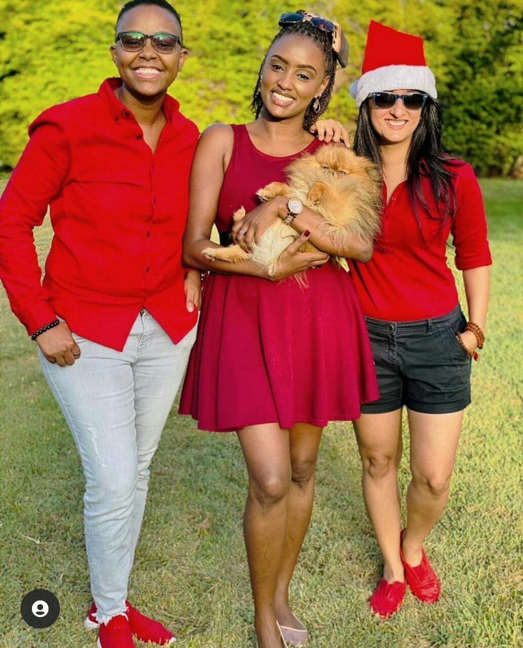 Makena Njeri, Michelle Ntalami and Niyati Patel