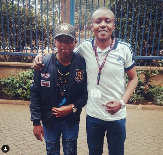 Maina Kageni with his son Antony Muchori.