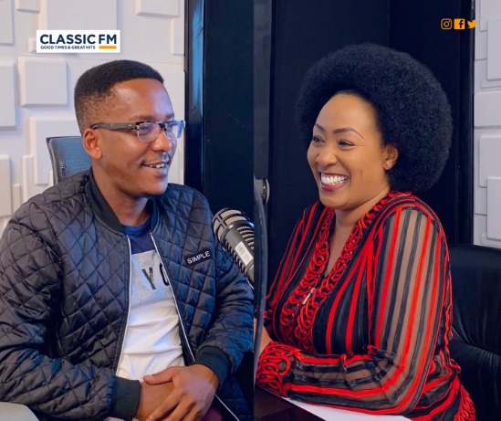 Classic FM presenters Mike Mondo and Cess Mutungi 