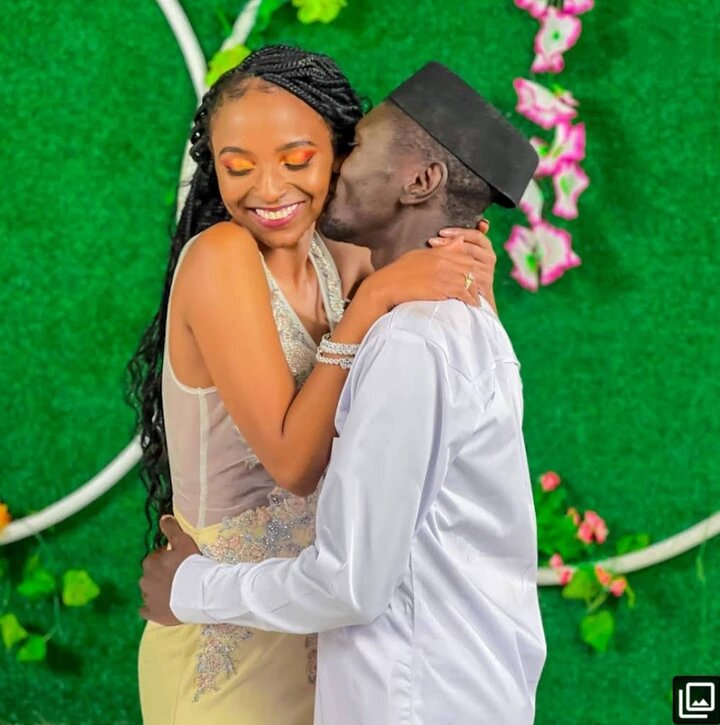 Stivo Simple Boy kisses his fiancée after he proposed to her 