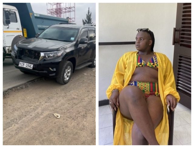 Crossdresser Kinuthia Involved In An Accident While On His Way To Surprise His Mother 