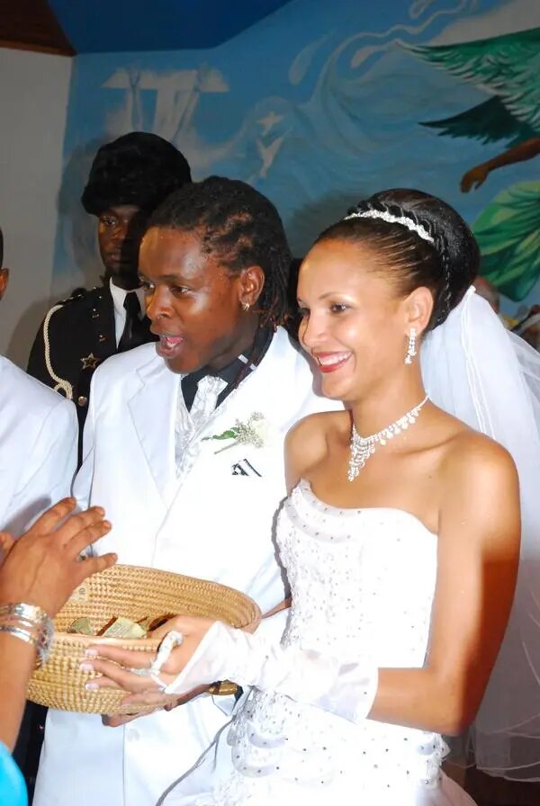 Jose Chameleone and Daniella during their wedding in 2008.
