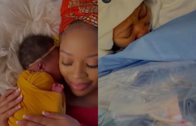 Kambua Gives The Public First Glimpse Of Her Adorable Newborn Baby