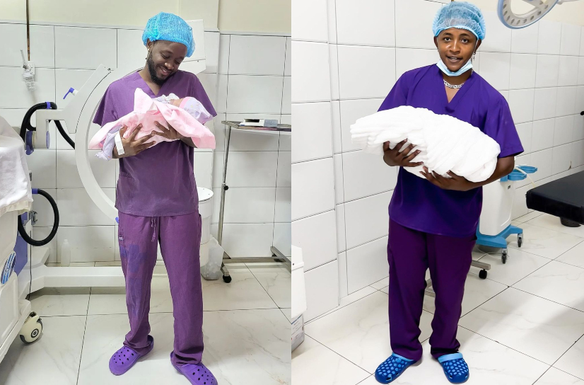 Bahati And Thee Pluto's Newborn Babies Amass Thousands Of Followers On Social Media 