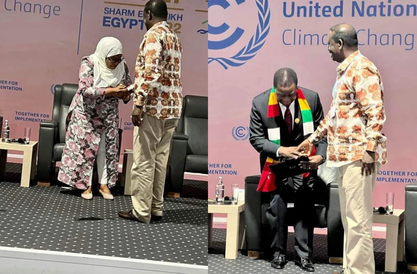 Ruto's Supporters Green With Envy As Presidents Bow Before Raila At COP27 Summit In Egypt (PHOTOS)