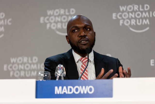 Larry Madowo Can't Keep Calm After Moderating Discussion At The World Economic Forum In Switzerland 