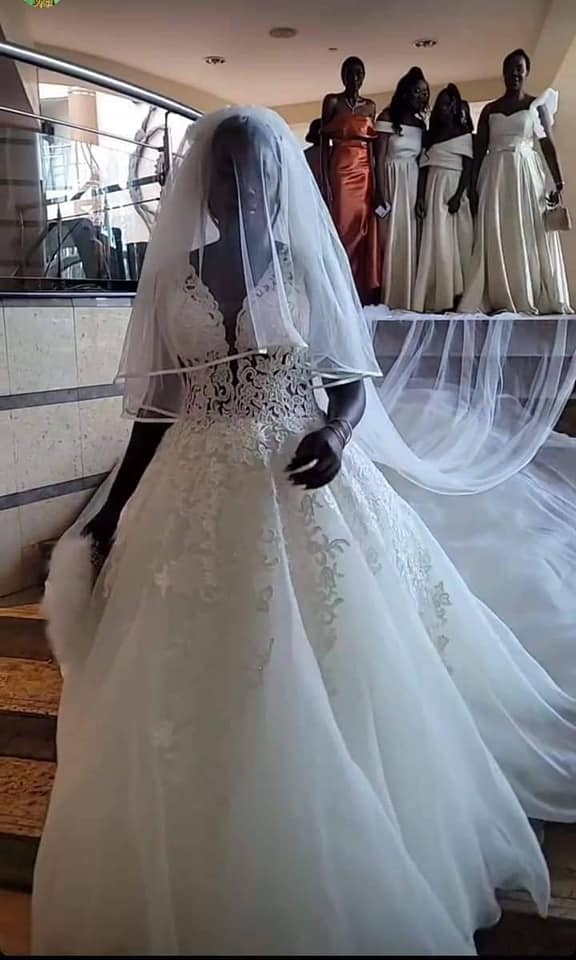 Akothee's wedding gown