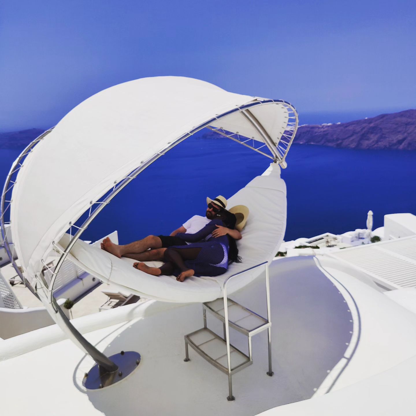 Akothee and Denis Schweizer's Honeymoon in Santorini, Greece 