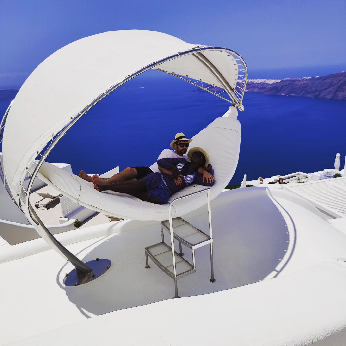 Akothee and Denis Schweizer's Honeymoon in Santorini, Greece 