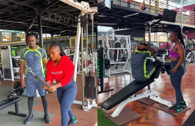 Usherati! Uproar As Bahati Introduces His Sexy Gym Instructor