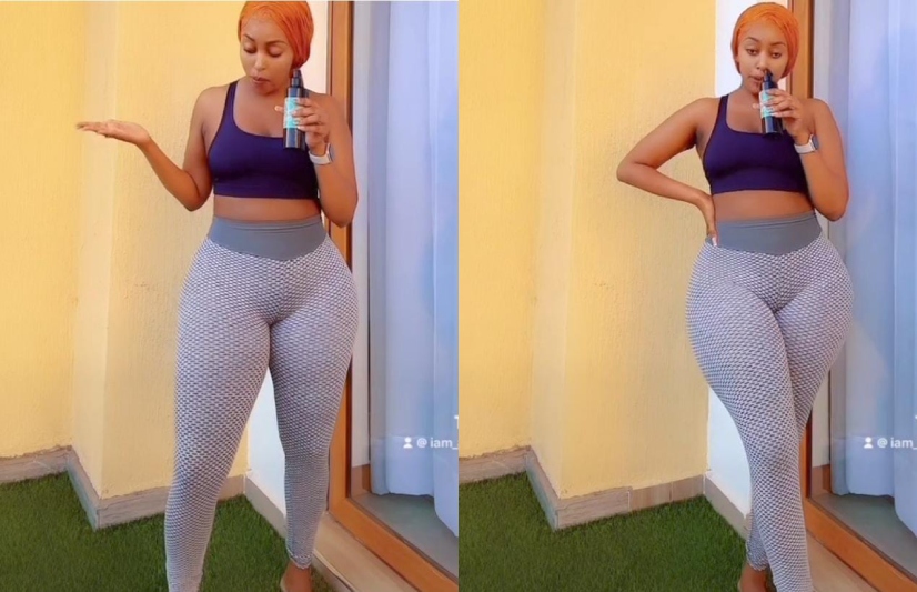 Amber Ray proudly parades her fat camel toe a month after giving birth