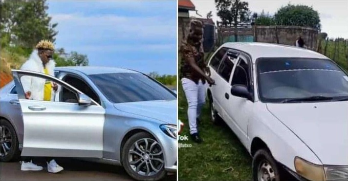 DJ Fatxo Goes Back To Driving Old Toyota Corolla After Vacating His Kasarani Apartment