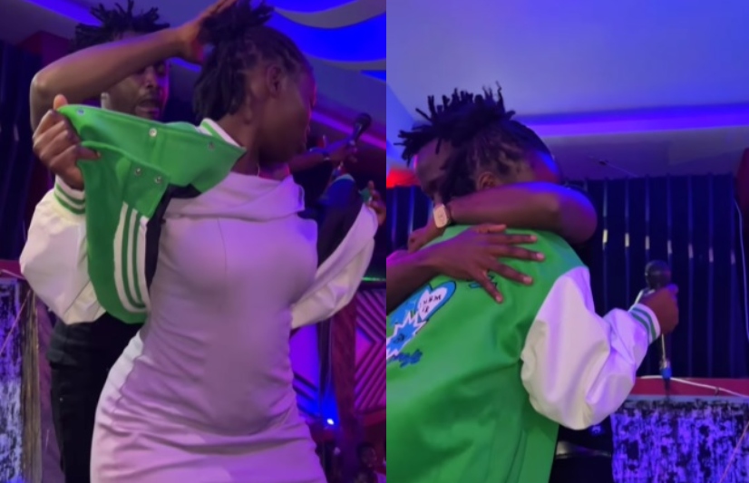 Bahati Passionately Grinds On  Female Fan In A Club After Gifting Her His Jacket